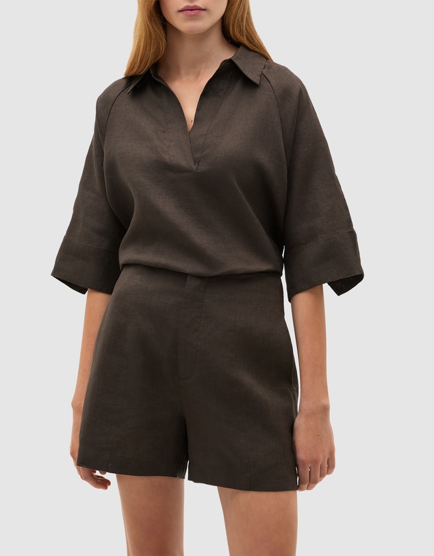 Seed Heritage - Core Linen High Rise Short