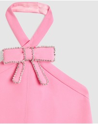 Bardot Junior - Tiffany Diamante Mini Dress - Kids-Teens