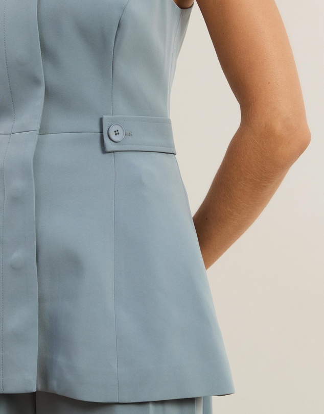 Atmos&Here - Isola Peplum Tailored Vest