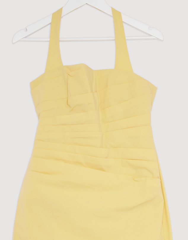 Revibe - Repaired Shona Joy Campbell Draped Halter Maxi Dress - AU 10