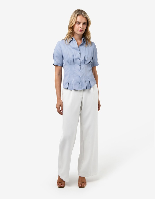 Forcast - Paige Short Sleeve Blouse