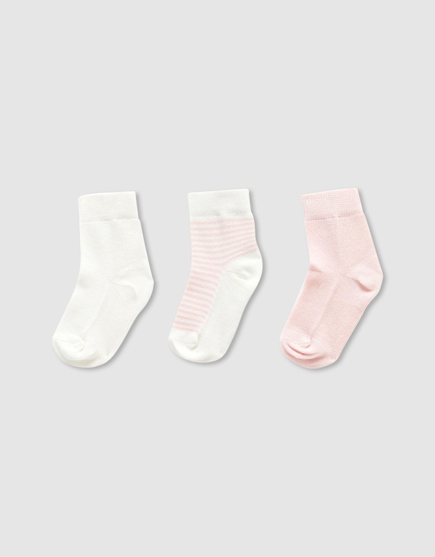 Purebaby - 3 Sock Pack-Kids-Babies