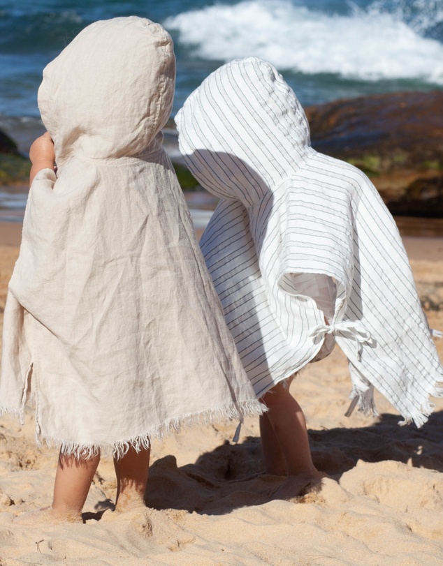 Anchor & Arrow - Linen Hooded Poncho Towel