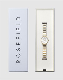 Rosefield - The Small Edit Two-Tone Half Moon Bracelet Watch