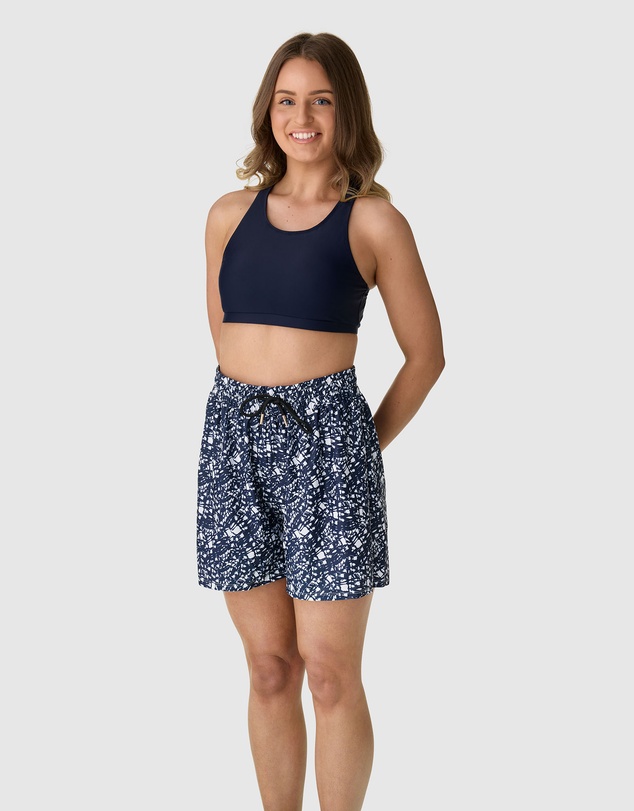 Modest Mermaid - Tide Relaxed Fit Highwaist Board Short SPF50+