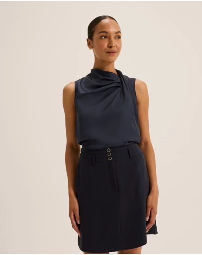 Review - Maeve Twist Neck Blouse