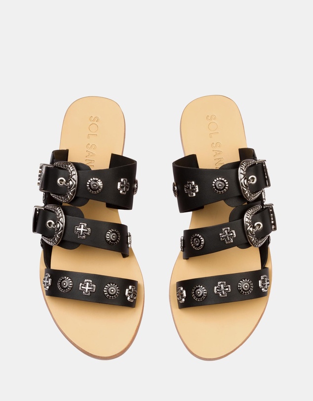 Sol Sana - Eastwood Slide Black/Blonde