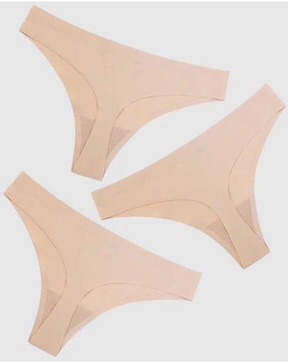B Free Intimate Apparel - Invisible Panty Lines G String - 3 Pack