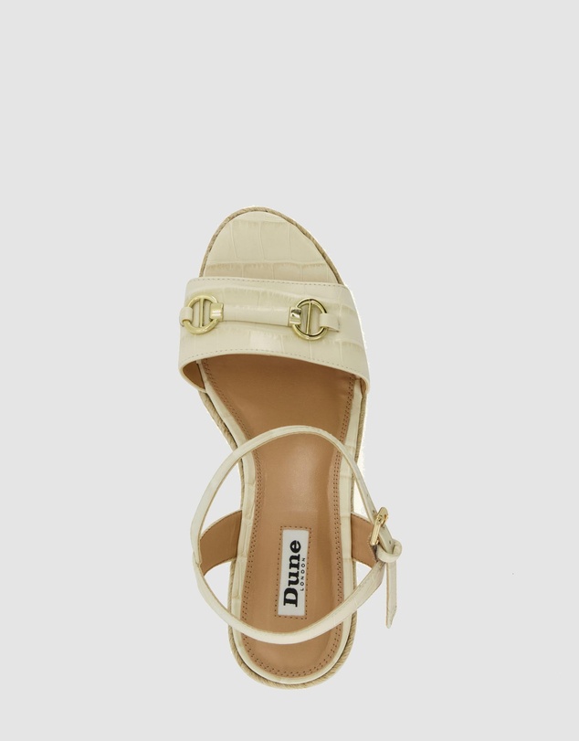 Dune London - Kai - Ecru Croc