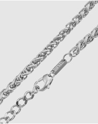 Diesel - Steel Silver Tone Necklace