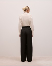 Trenery - Soft Tailored Pant in Black