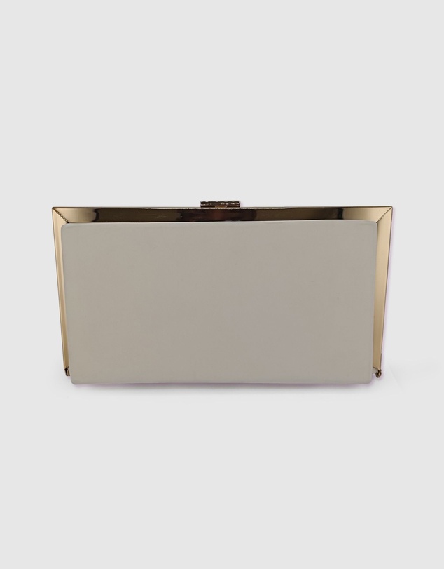 Izoa - Amanda Clutch White