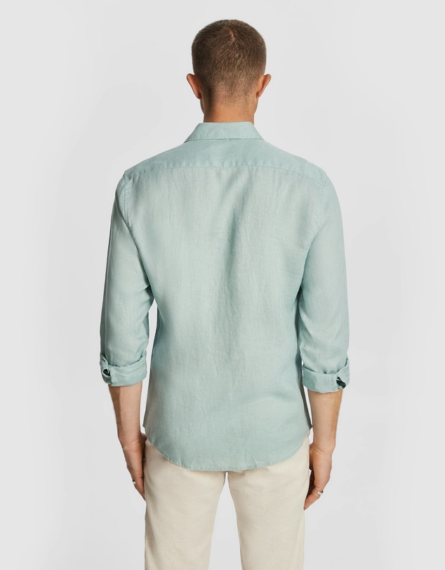 yd. - West Hampton Pure Linen Shirt