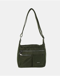 Pierre Cardin - Pierre Cardin Nylon Anti-Theft Cross Body Bag