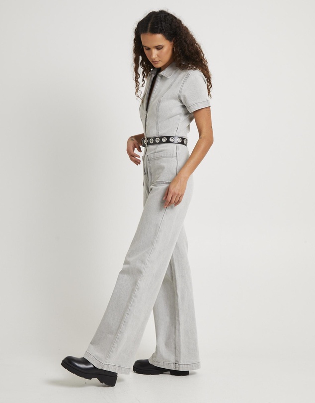 Insight - Nikki Denim Maxi Boiler Suit