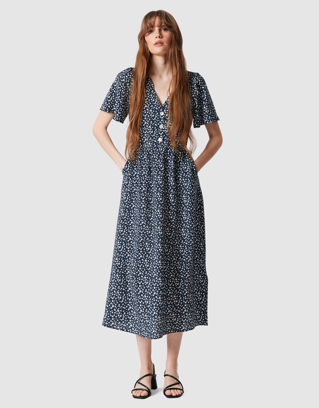 & Other Stories - V-Neck Midi Dress