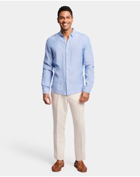 Brooksfield - Pin Stripe Linen Shirt