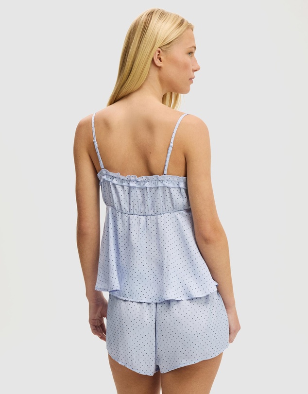 Cotton On Body - Washed Satin Ruffle Cami Set