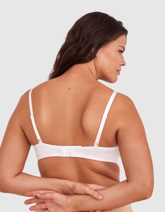 Bras N Things - Inner Essence Contour Plunge Wirefree Bra - Ivory