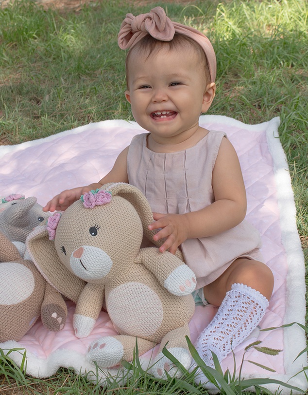 Living Textiles - Knitted Toy - Amelia the Bunny