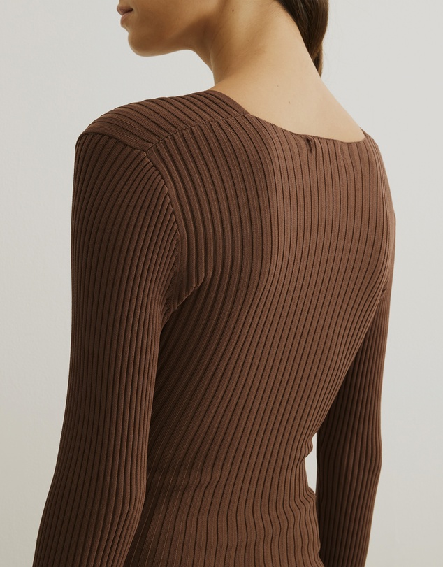 Atmos&Here - Jesse Cross Over Knit Top