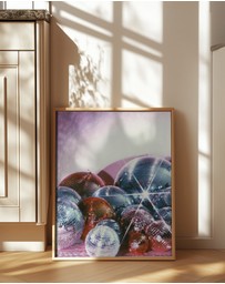 Olive et Oriel - Disco Ball Party by Samantha Hearn Art Print