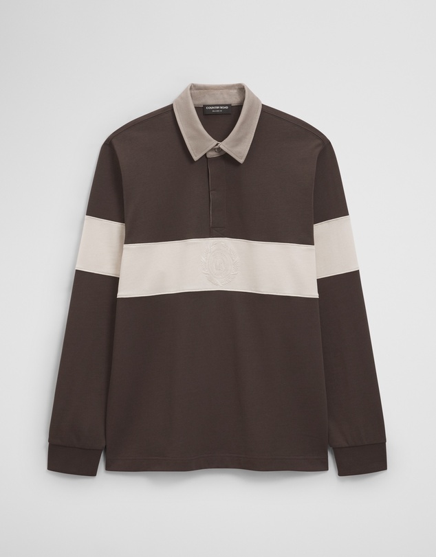 Country Road - Australian Cotton Panel Rugby Polo