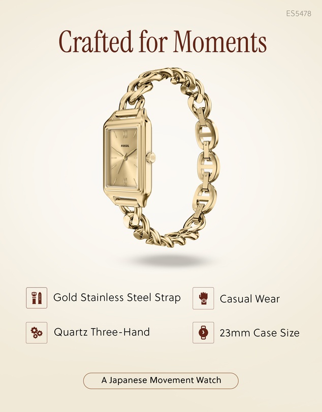 Fossil - Raquel Gold Tone Analogue Watch