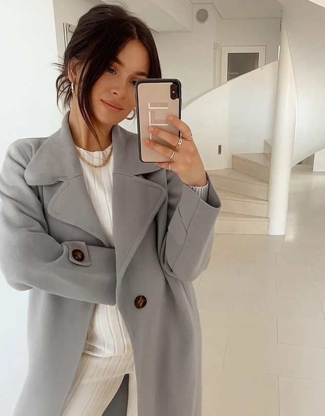 Esther & Co - Fireplace Coat - Grey