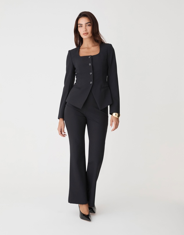 Forcast - Thea Scoop Neck Blazer