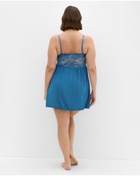 City Chic - Juliette Chemise - lagoon