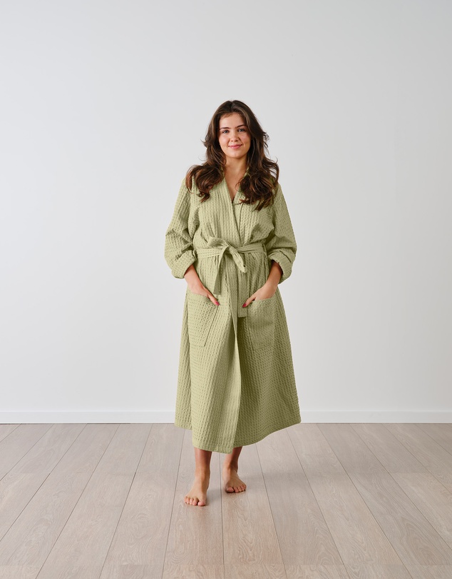 Linen House - Keaton Waffle Robe