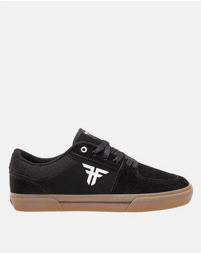 Fallen Footwear - Fallen Footwear Men Patriot Vulcanised Sole Gum Shoes Black/White