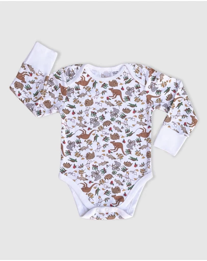 B Free Intimate Apparel - 100% Organic Long Sleeve Bodysuit - Baby & Toddler