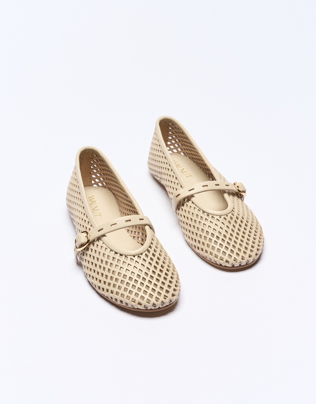 Walnut Melbourne - Kate Leather Ballet