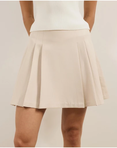 Atmos&Here - Ciel Pleated Mini Skirt