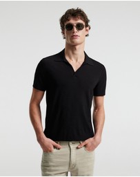 Calibre - Tech Shoulder Trim Polo Black