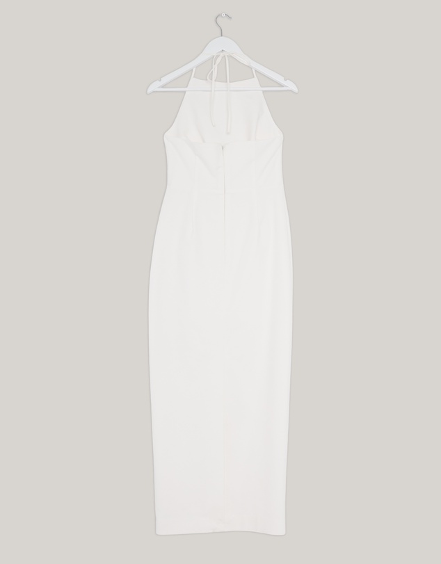 Revibe - Repaired Shona Joy Lani High Neck Halter Maxi Dress - AU 8