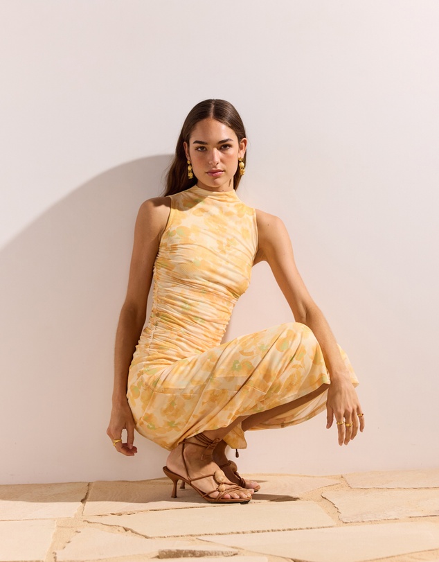 MINKPINK - Clair Mesh Midi Dress