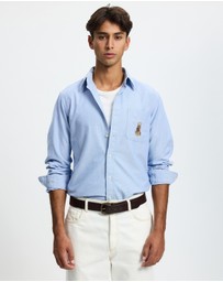 Polo Ralph Lauren - Custom Fit Dog-Embroidered Oxford Shirt