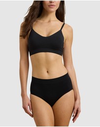 Lauren by Ralph Lauren - Lauren Seamless Recycled Jersey High Waist Full Brief