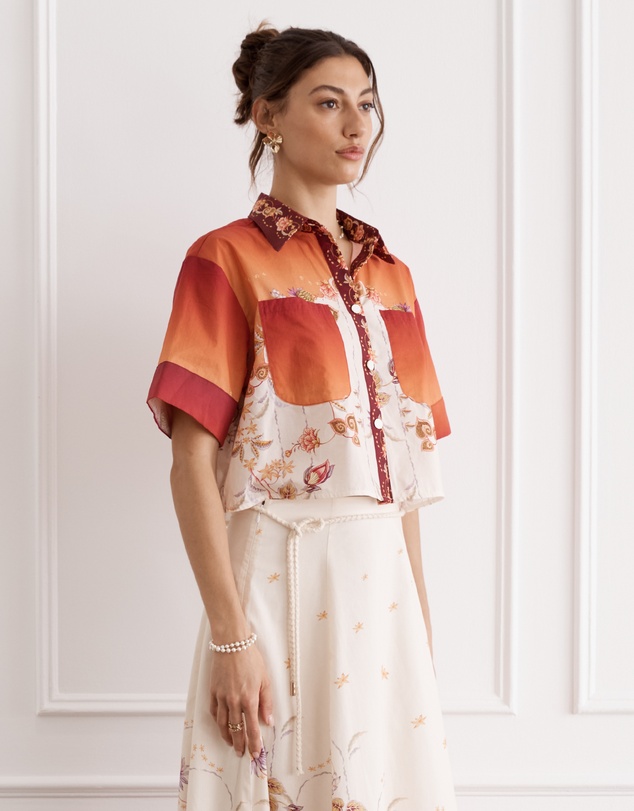 Heaven Australia - Lotus Remi Cropped Shirt