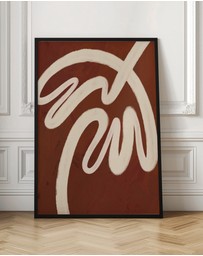 Olive et Oriel - Simple Palm Tree by Treechild Art Print