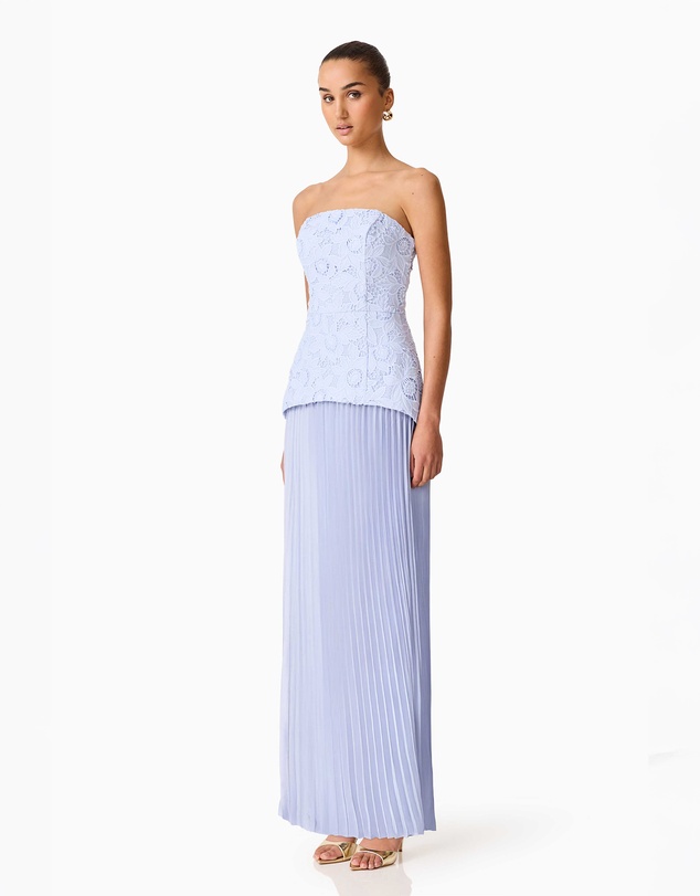 Elliatt - Lacy Strapless Gown