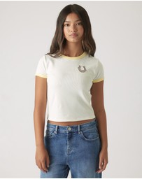 Decjuba Kids - Cropped Ringer Tee - Teens