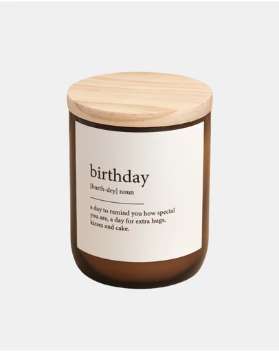 The Commonfolk Collective - Birthday ~ Dictionary Meaning Candle