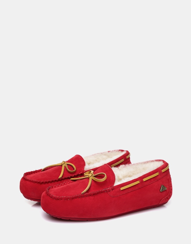 EVERAU - EverAU Ugg Miracle Moccasin Leather Upper Moccasins