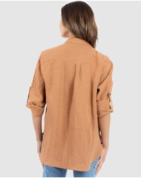 CAMIXA - Luna Oversize Linen Shirt