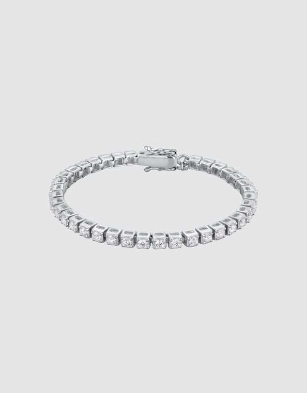 Kuzzoi - ICONIC EXCLUSIVE - Zirconia Tennis Bracelet in 925 Sterling Silver
