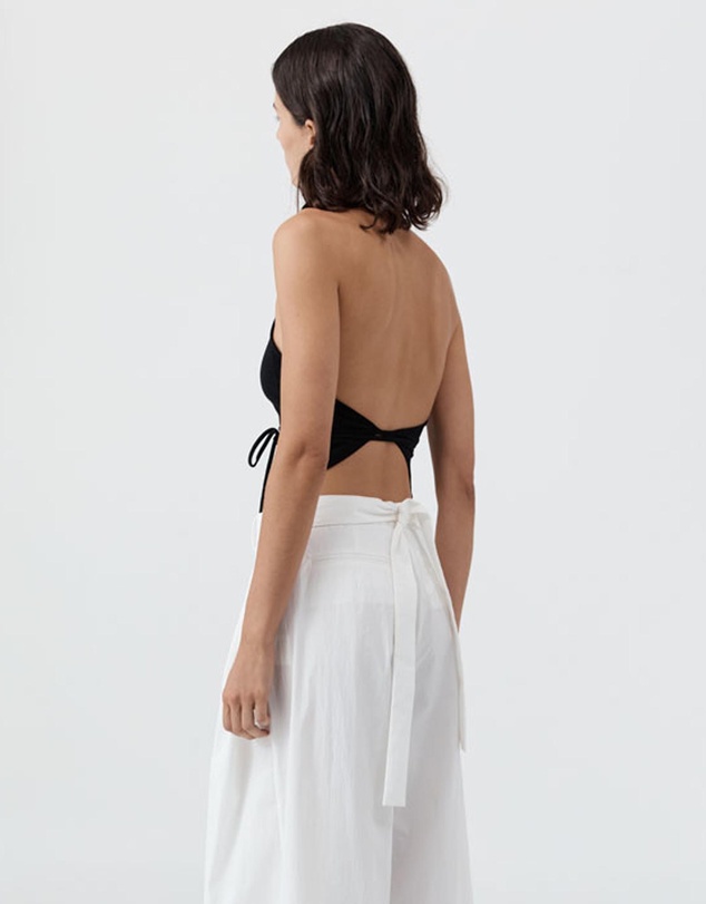St. Agni - Soft Jersey Halter Top